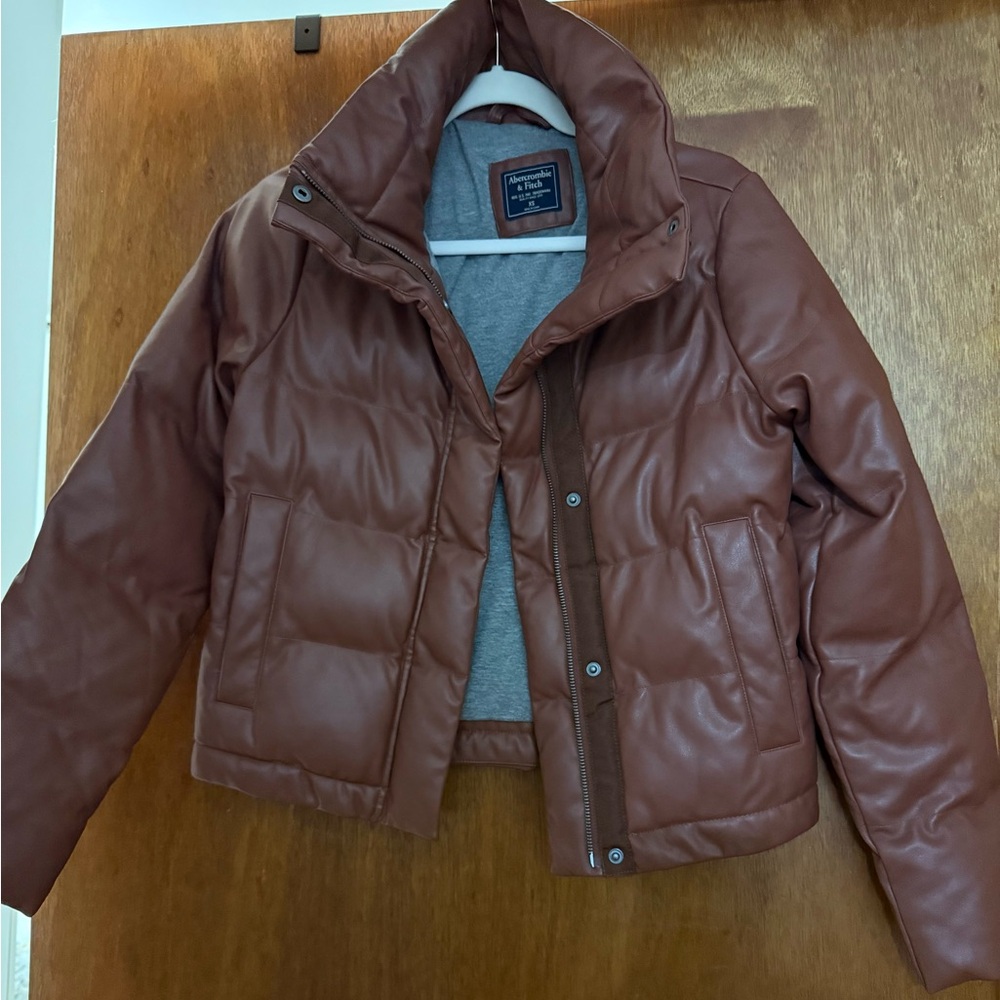 Abercrombie & Fitch Chestnut Puffer Jacket